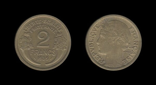 France Francuska 2 Francs 1939