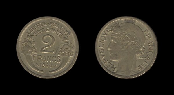 France Francuska 2 Francs 1940