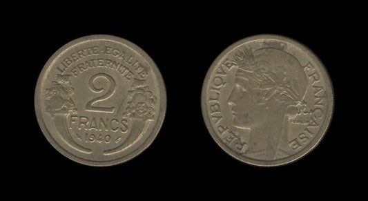 France Francuska 2 Francs 1940