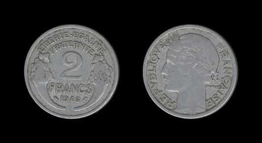 France Francuska 2 Francs 1946