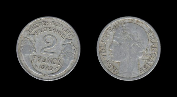 France Francuska 2 Francs 1949 B