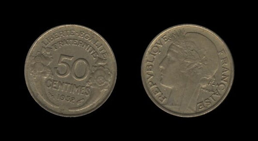 France Francuska 50 Centimes 1932