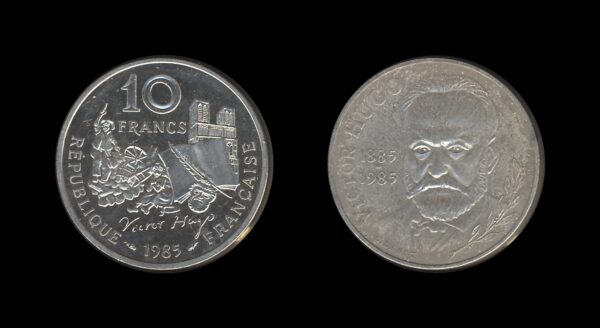 France Francuska 10 Francs 1985 – Victor Hugo Srebrnjak