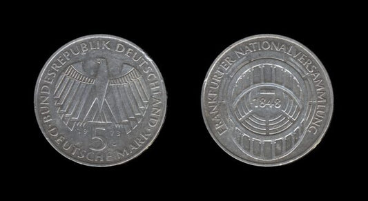 Germany Njemačka 5 Mark 1973 – Frankfurter Nationalversammlung