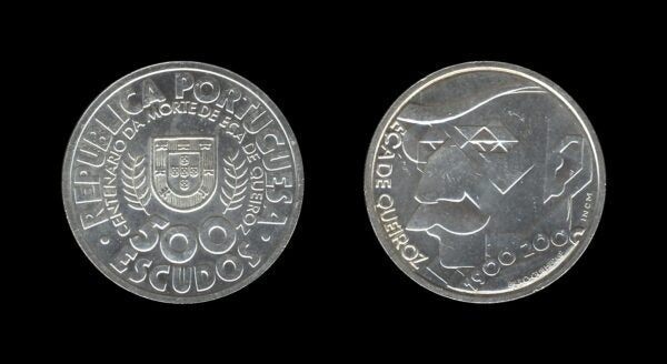 Portugal 500 Escudos 1998 – Eça de Queiroz Srebrnjak