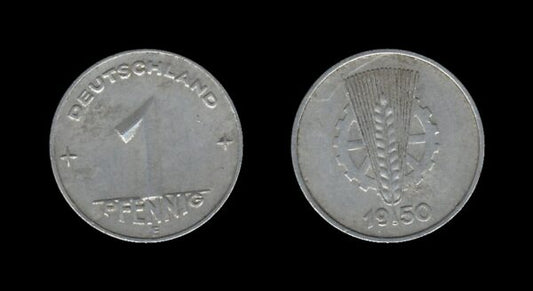 Germany Njemačka DDR 1 Pfennig 1950