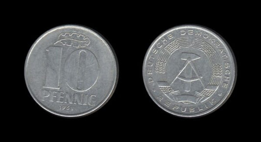 Germany Njemačka DDR 10 Pfennig 1968