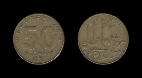 Germany Njemačka DDR 50 Pfennig 1950