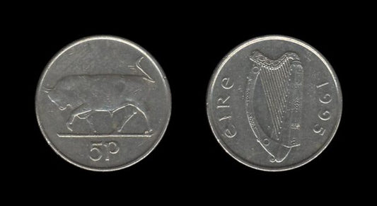 Ireland Irska 5 Pence 1995