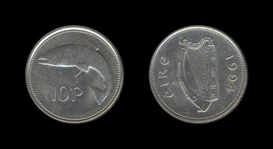 Ireland Irska 10 Pence 1994