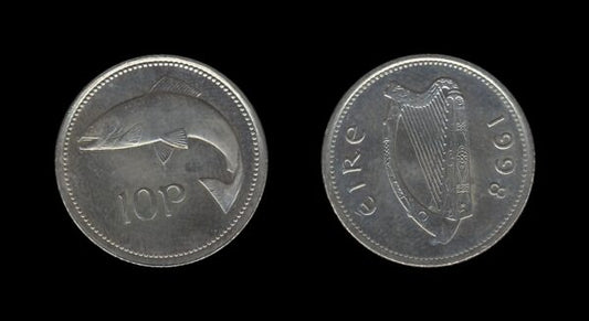 Ireland Irska 10 Pence 1998