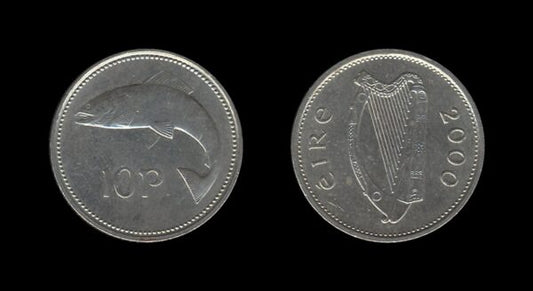 Ireland Irska 10 Pence 2000