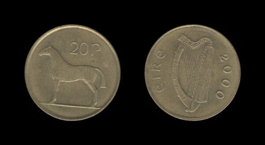 Ireland Irska 20 Pence 2000