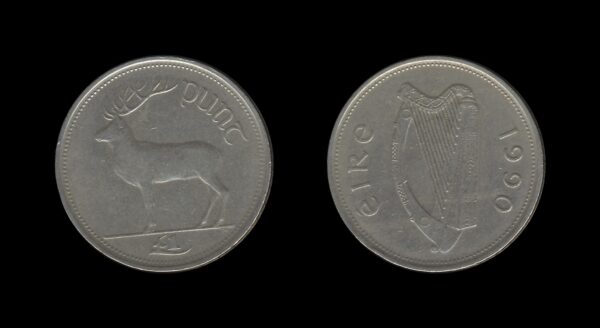 Ireland Irska 1 Pound 1990