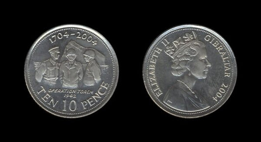 Gibraltar 10 Pence 2004 – Occupation – Elizabeth II