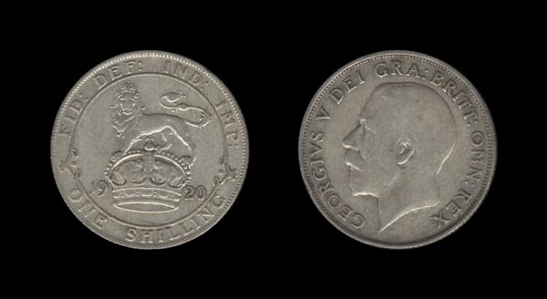 United Kingdom Velika Britanija 1 Shilling 1920 – George V