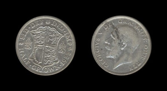 United Kingdom Velika Britanija 1/2 Crown 1934 – George V