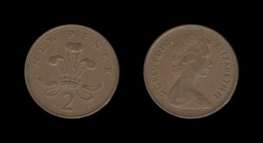 United Kingdom Velika Britanija 2 New Pence 1979 – Elizabeth II