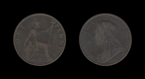 United Kingdom Velika Britanija 1 Penny 1899 – Victoria