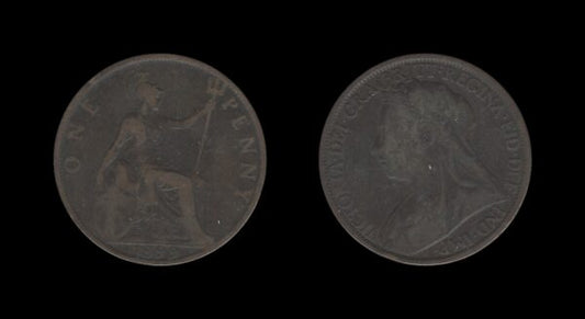 United Kingdom Velika Britanija 1 Penny 1899 – Victoria