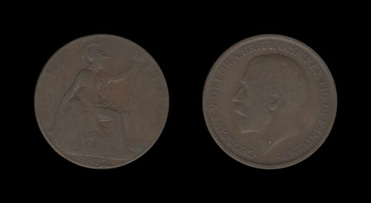 United Kingdom Velika Britanija 1 Penny 1912 – George V