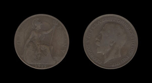 United Kingdom Velika Britanija 1 Penny 1915 – George V