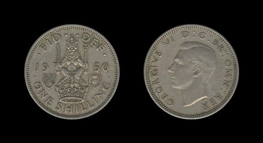 United Kingdom Velika Britanija 1 Shilling 1950 – George VI (Scottish crest)