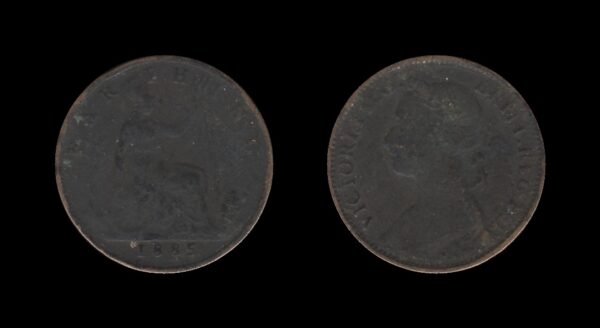 United Kingdom Velika Britanija 1 Farthing 1885 – Victoria