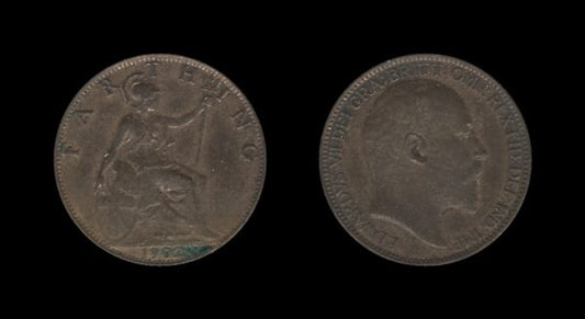 United Kingdom Velika Britanija 1 Farthing 1902 – Edward VII