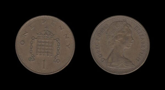 United Kingdom Velika Britanija 1 Penny 1983 – Elizabeth II