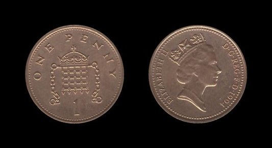 United Kingdom Velika Britanija 1 Penny 1994 – Elizabeth II