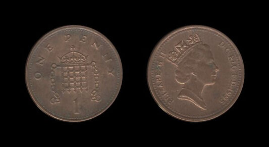 United Kingdom Velika Britanija 1 Penny 1995 – Elizabeth II