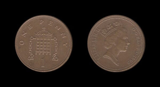 United Kingdom Velika Britanija 1 Penny 1996 – Elizabeth II