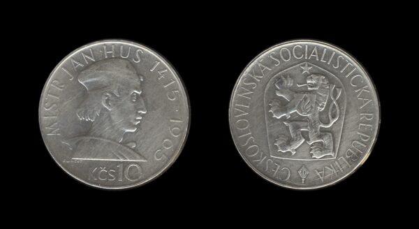 Czechoslovakia Čehoslovačka 10 Korun 1965 – Jan Hus