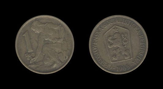 Czechoslovakia Čehoslovačka 1 Koruna 1965