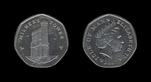 Isle of Man 50 Pence 2007 – Elizabeth II