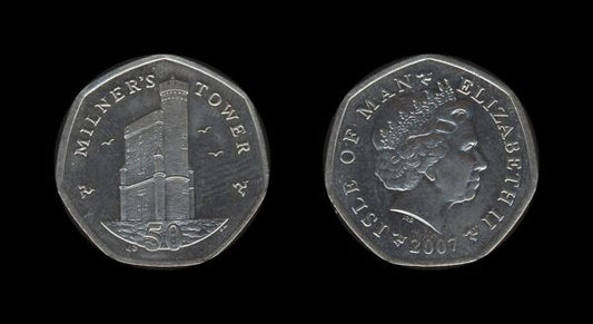 Isle of Man 50 Pence 2007 – Elizabeth II