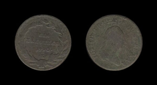 Austria-Hungary Austro-Ugarska Austria 1 Kreutzer 1790 S – Joseph II