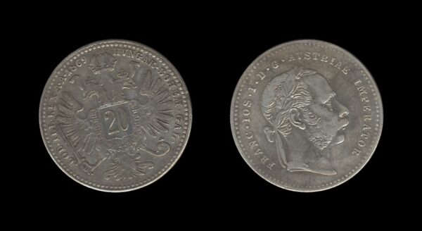 Austria-Hungary Austro-Ugarska Austria 20 Kreutzer 1869 – Francis Joseph I