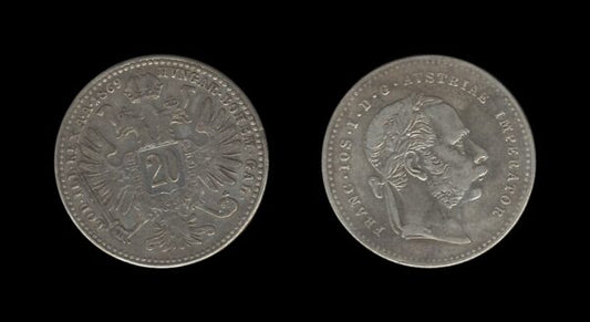 Austria-Hungary Austro-Ugarska Austria 20 Kreutzer 1869 – Francis Joseph I