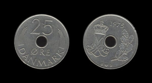 Denmark Danska 25 Ore 1975 – Margrethe II