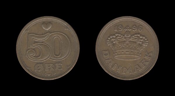 Denmark Danska 50 Ore 1996 – Margrethe II