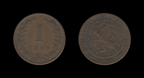 Netherlands Nizozemska 1 Cent 1898 – Wilhelmina