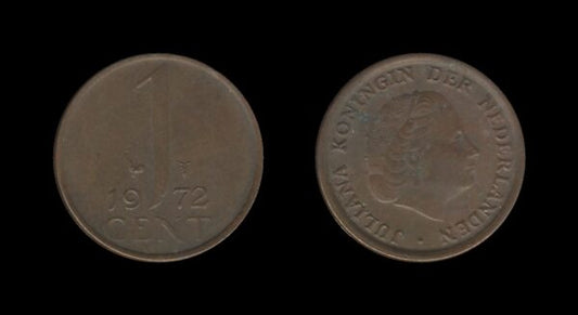 Netherlands Nizozemska 1 Cent 1972 – Juliana