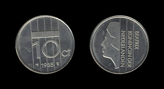 Netherlands Nizozemska 10 Cents 1985 – Beatrix