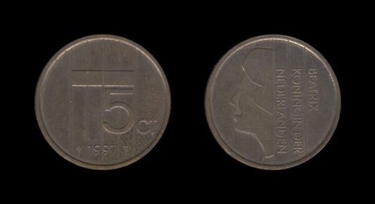 Netherlands Nizozemska 5 Cents 1997 – Beatrix