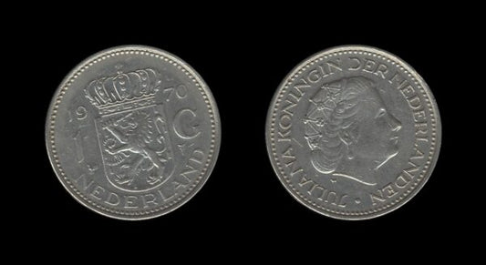 Netherlands Nizozemska 1 Gulden 1970 – Juliana