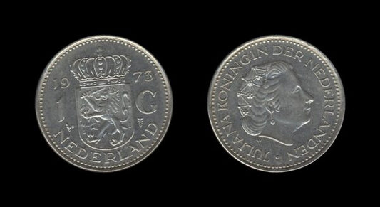 Netherlands Nizozemska 1 Gulden 1973 – Juliana