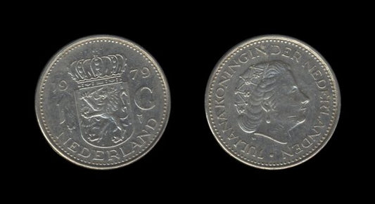 Netherlands Nizozemska 1 Gulden 1979 – Juliana