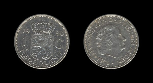 Netherlands Nizozemska 1 Gulden 1980 – Juliana